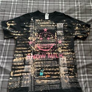 Real Snow Milk Bleached Kindness Tee Large
